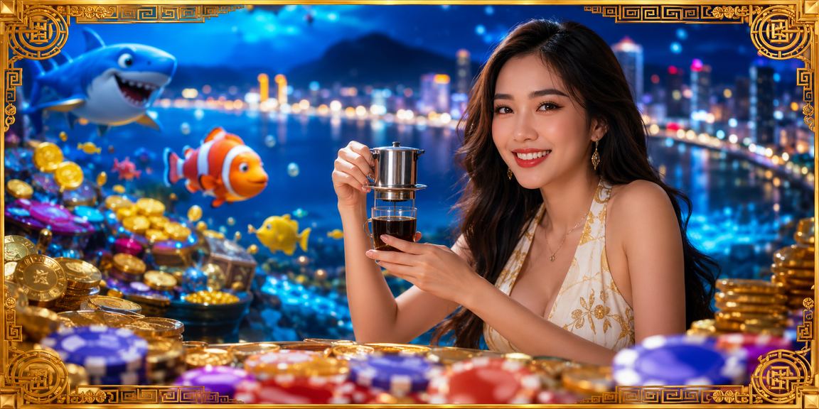 Người dùng tại Quy Nhơn thưởng thức cà phê và tham gia cá cược casino trên điện thoại